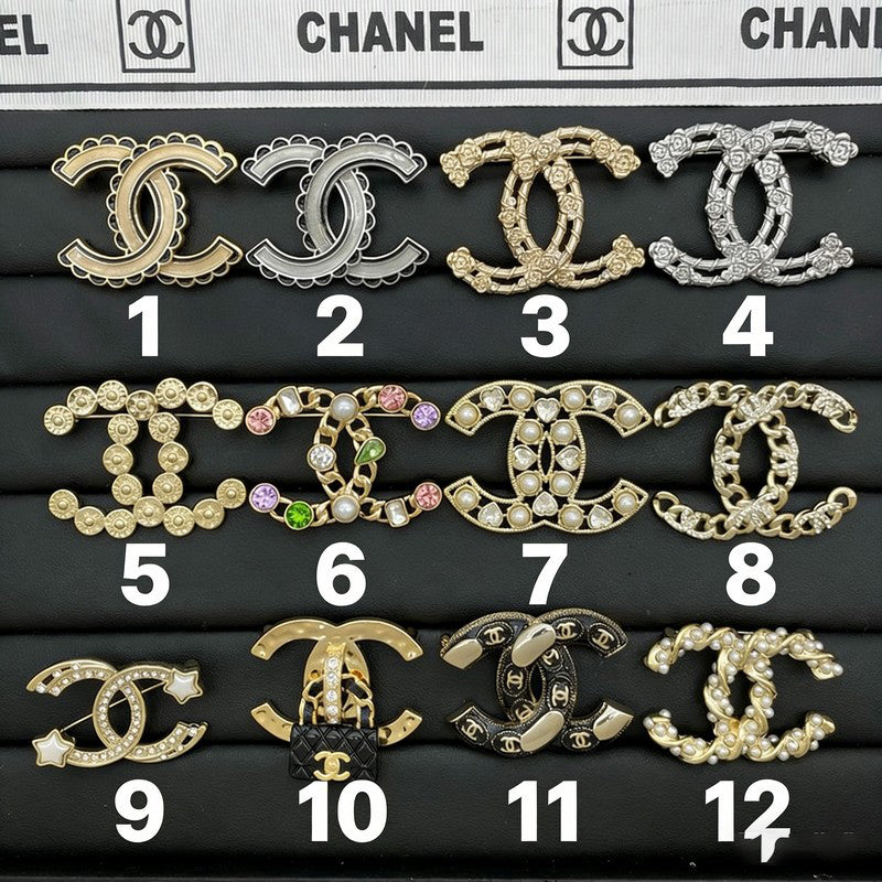 CC Gold Brooch Collection Four