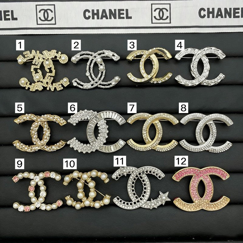 CC Gold Brooch Collection Nine