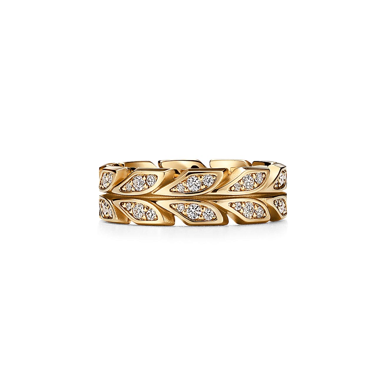 Tiff Yellow Gold Victoria Vine Ring