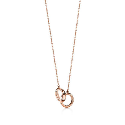 Tiff Atlas X Closed Interlocking Pendant Necklace