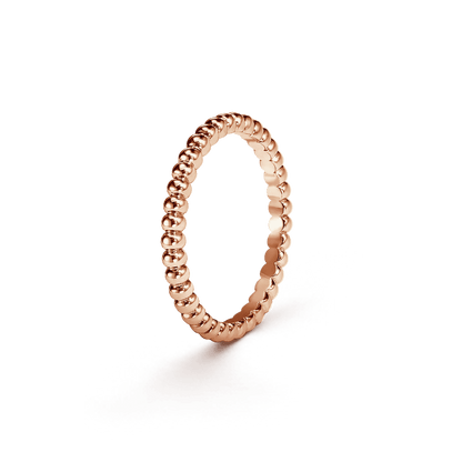 18K Van Cleef & Arpels Perlée Pearls Of Gold Ring