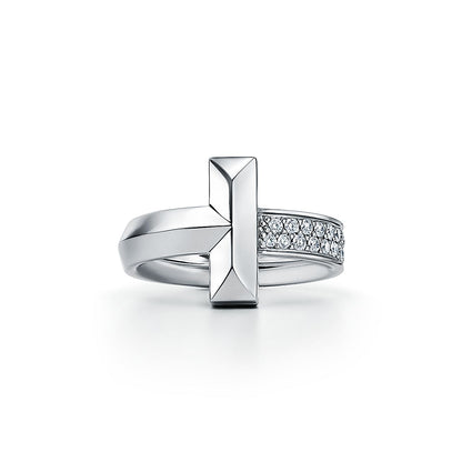 Tiff Narrow Pave Ring