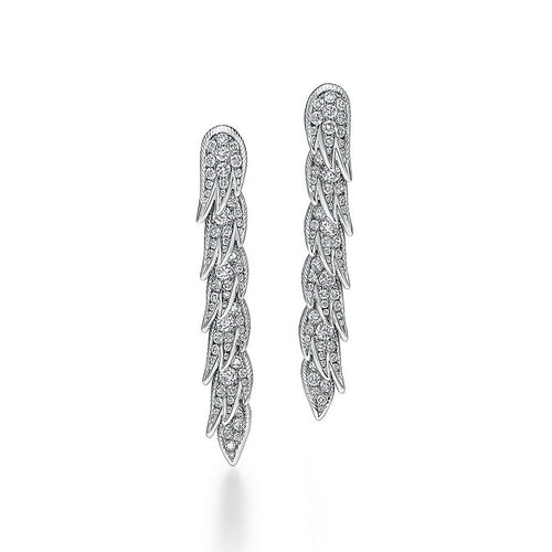 Tiff Bird on a Rock by Tiffany Drop Earrings