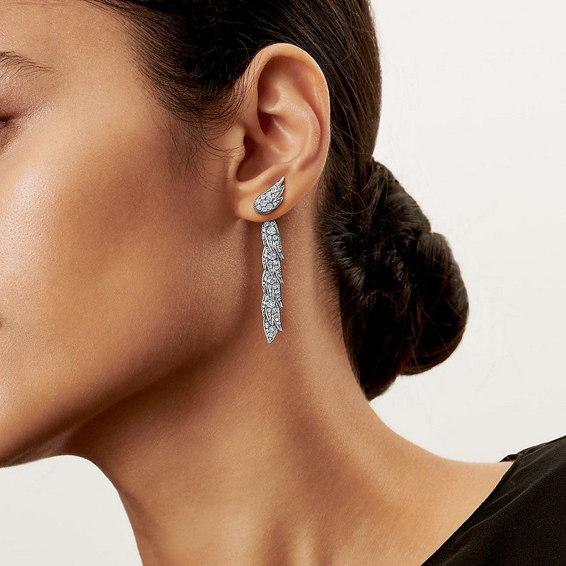 Tiff Bird on a Rock by Tiffany Drop Earrings