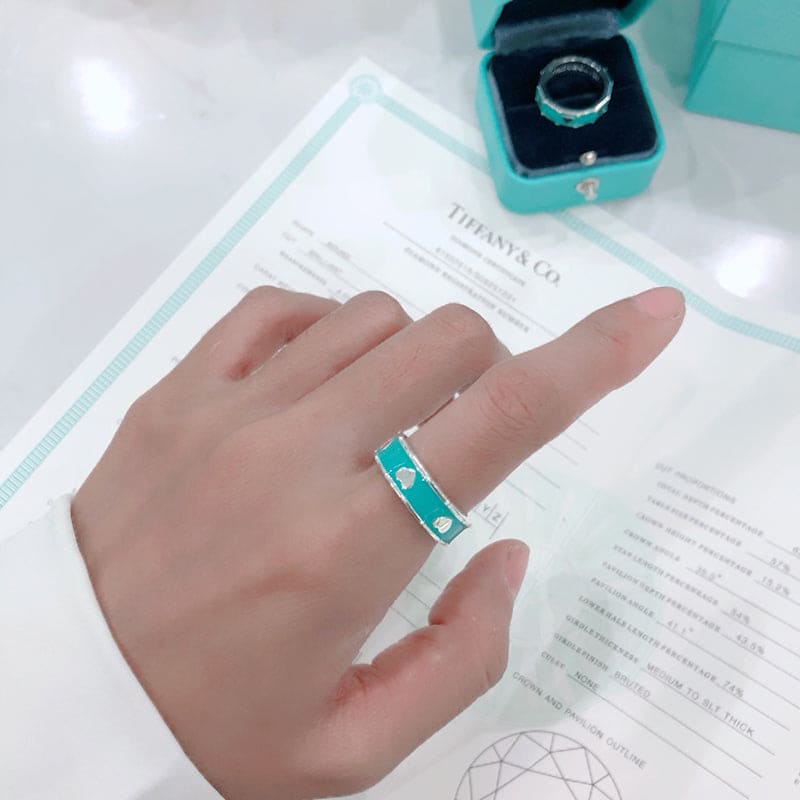Tiff Love Heart Ring