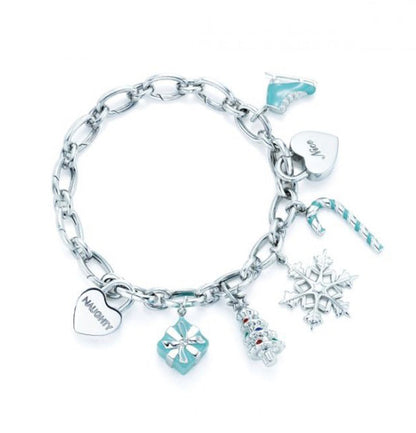 Tiff Christmas Tag Bracelet