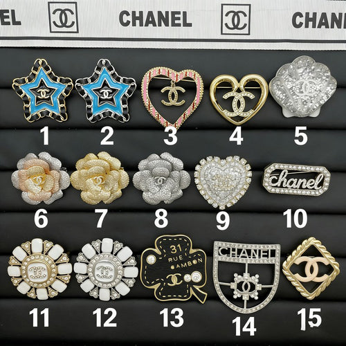 CC Gold Brooch Collection XX1