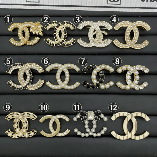 CC Gold Brooch Collection XXE