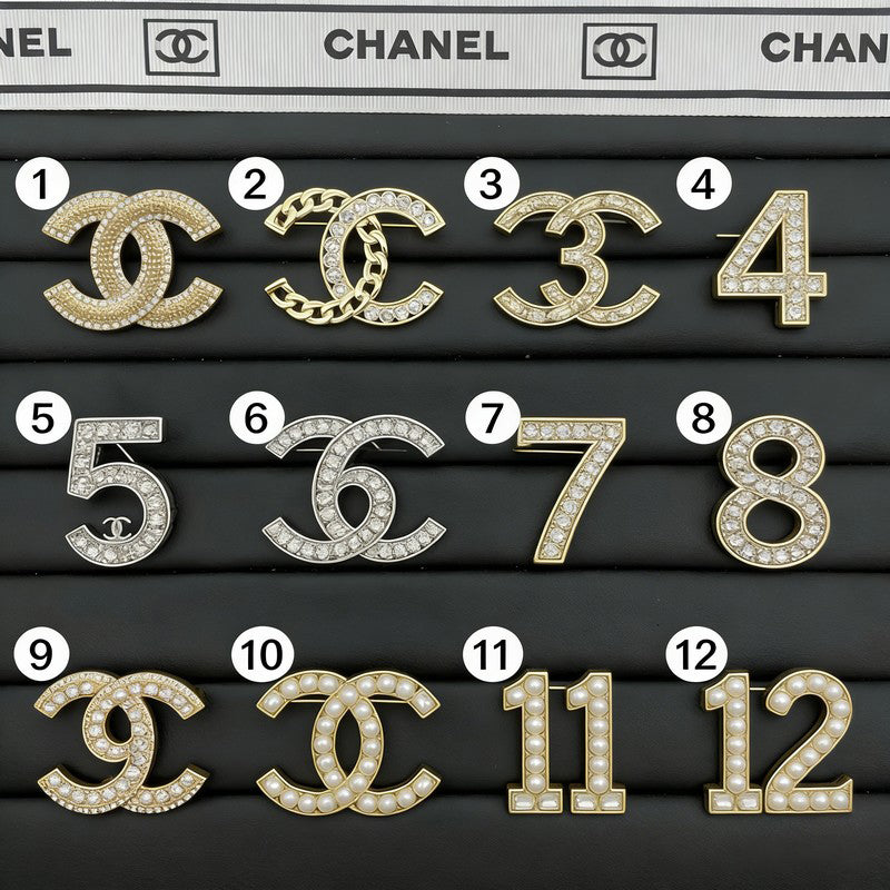 CC Gold Brooch Collection XX