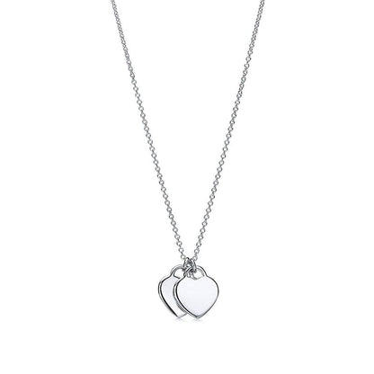 Tiff Blue Heart Necklaces
