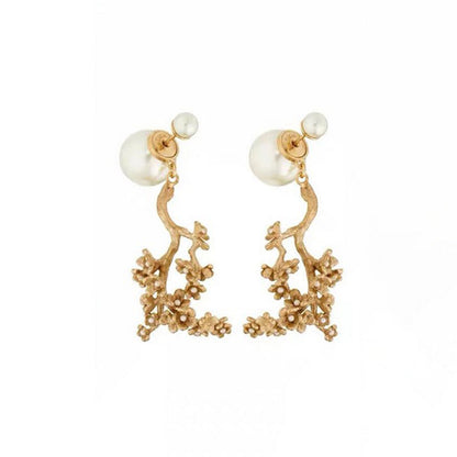 CD Tribales Tree Clip Earrings