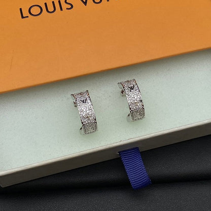 Louis White Gold Diamond Earrings