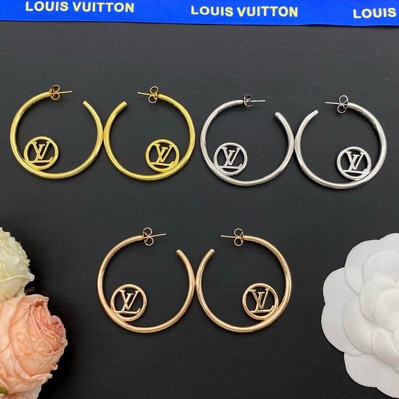 Louis Louise Hoop Round Earrings