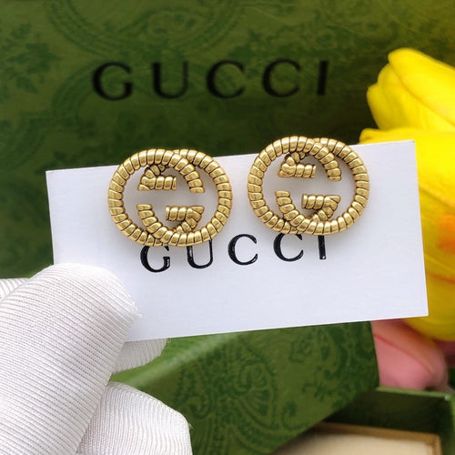 GG Twist Gold Earrings