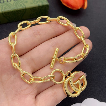 GG Interlocking G Gold Chain Bracelet