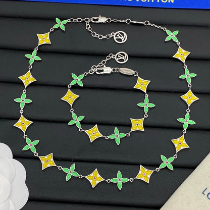 Louis Yellow & Green Blossom Bracelet
