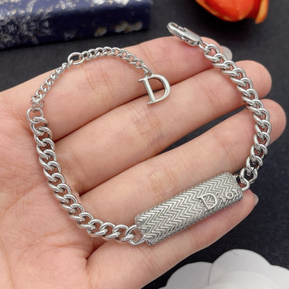 CD Petit Diamond Chain Bracelet