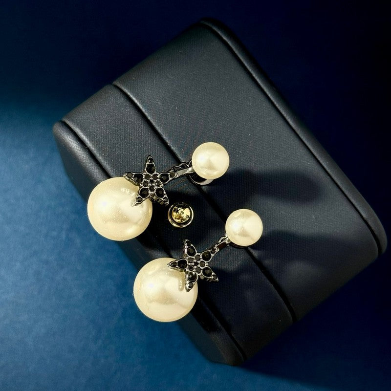 CD Tribales Black Star Earrings