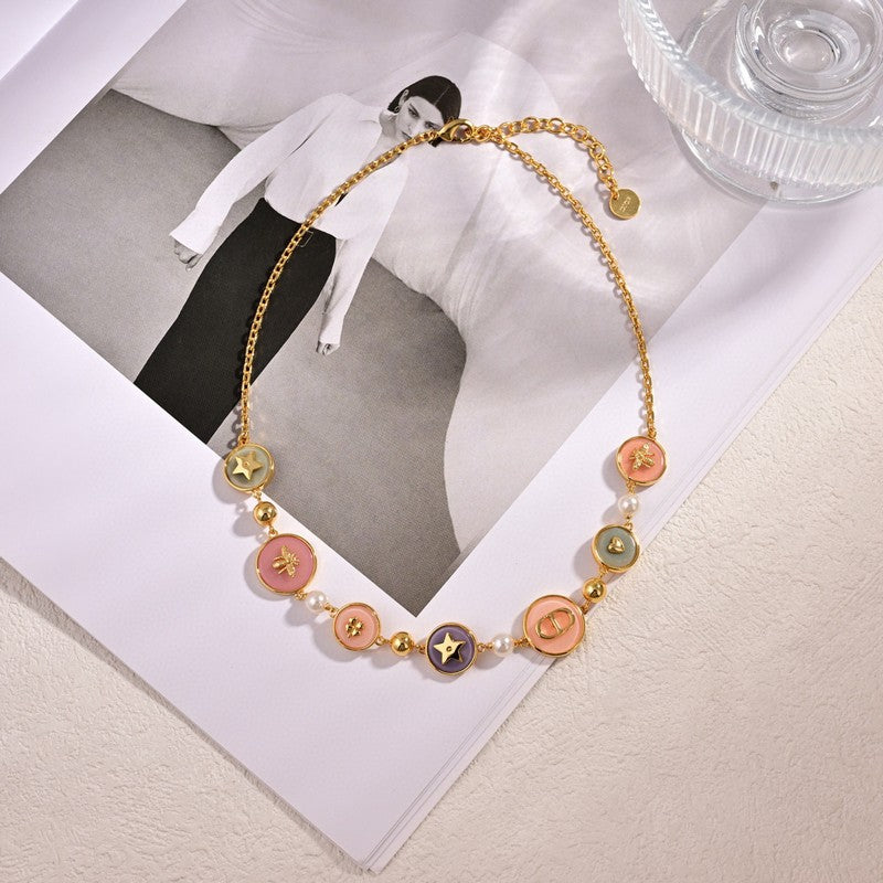 CD 30 Montaigne Color Gold Necklace