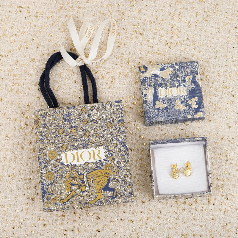 CD ROSE CELESTE Gold Earrings