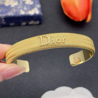 CD Petit Diamond Cuff Bracelet