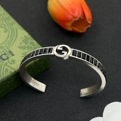 GG Black Crystal Gold Bracelet