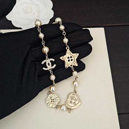 CC Pearl Star Necklace