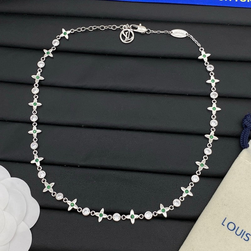 Louis Green Blossom Gold Necklace