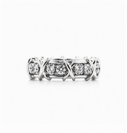 Tiff Schlumberger Eighteen Stone Ring