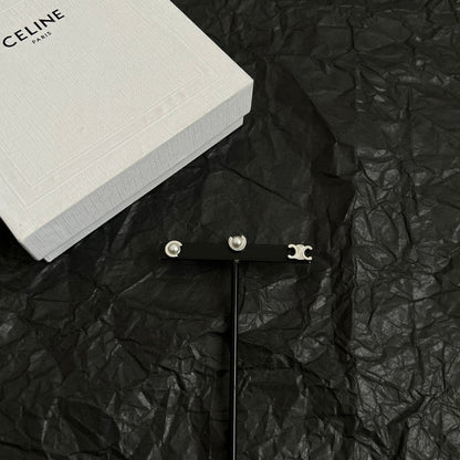 CE Pearl Gold Earrings