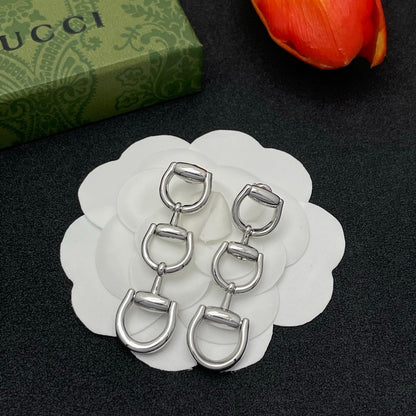 GG Triple Link Earrings