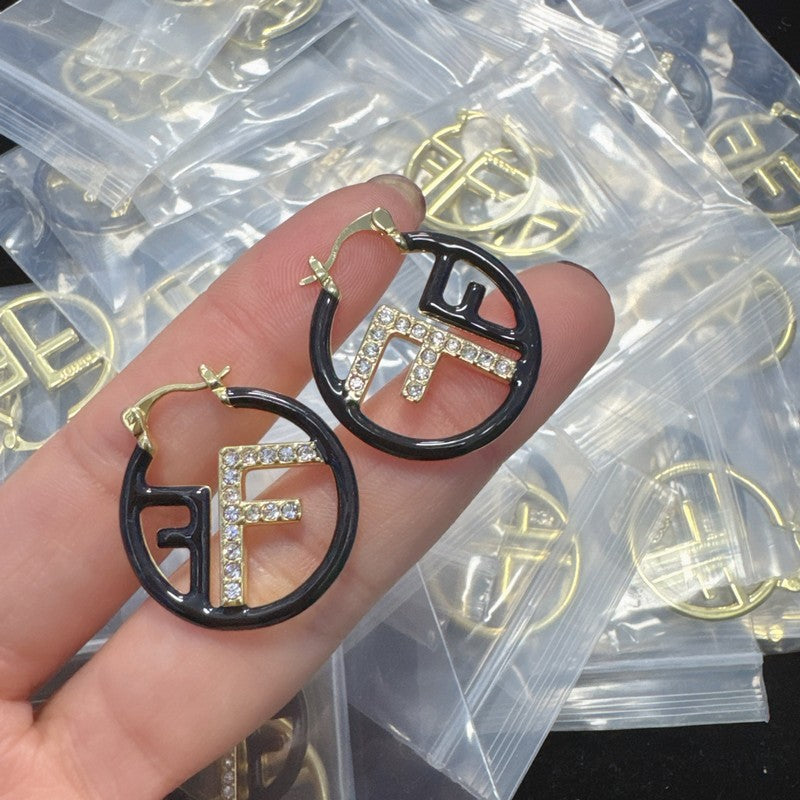 Fen Color Diamond Earrings
