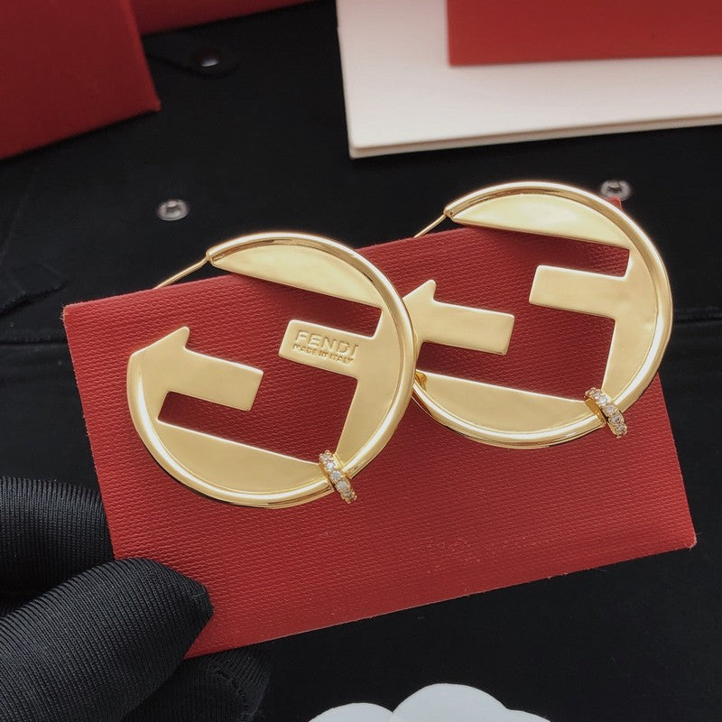 Fen Big Round Earrings