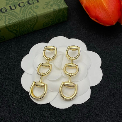GG Triple Link Earrings