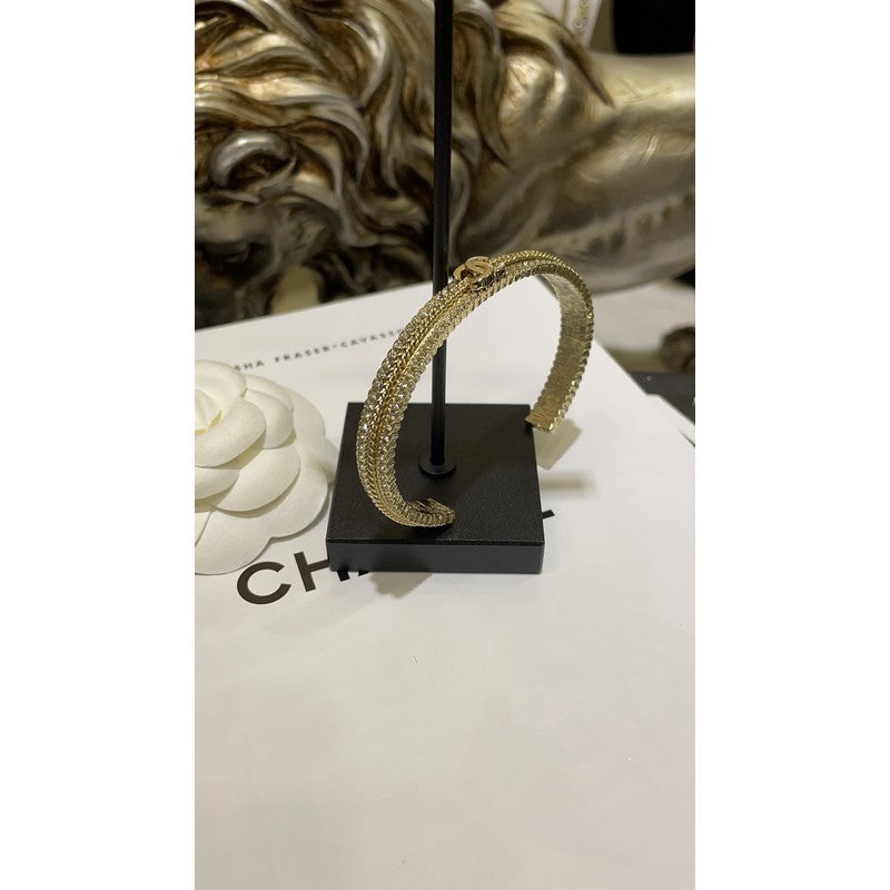 CC 24K Twist Gold Bracelet