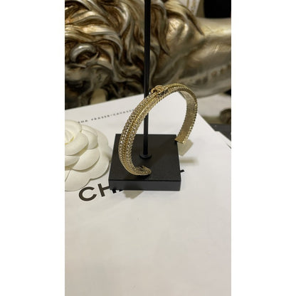 CC 24K Twist Gold Bracelet