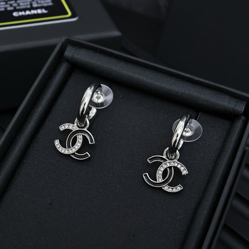 CC 25S Black Gold Diamond Earrings