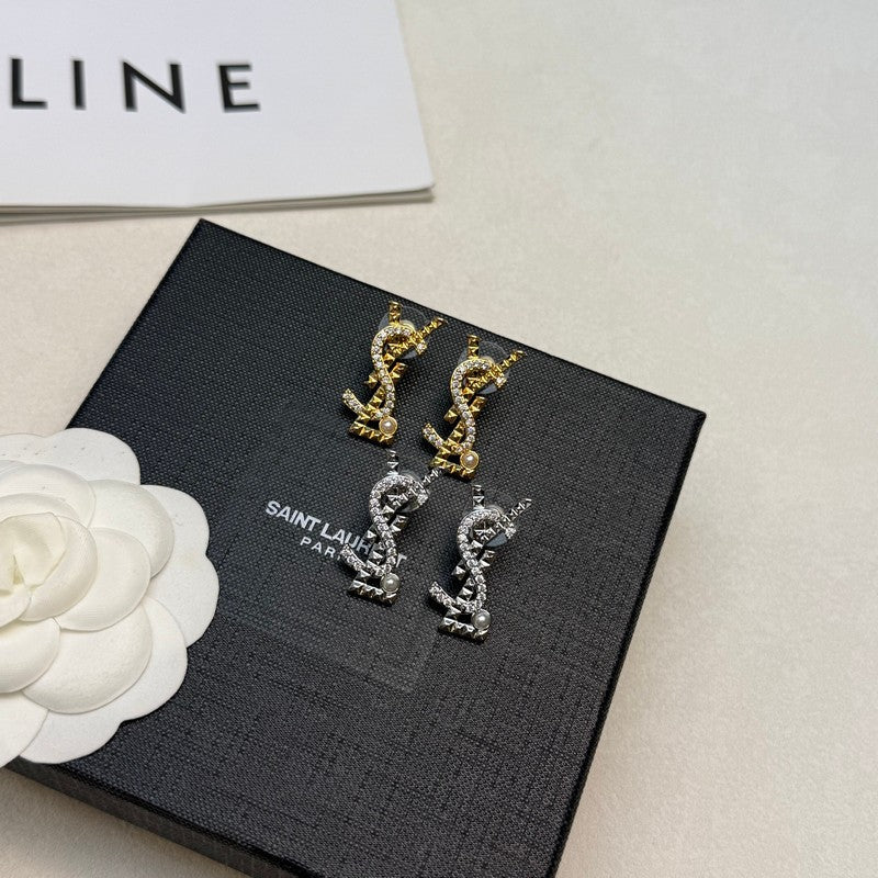 Saint Gold Diamond Earrings