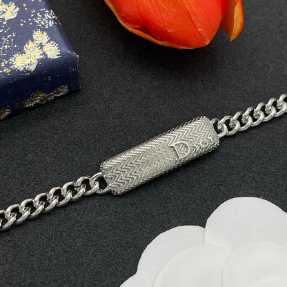 CD Petit Diamond Chain Bracelet