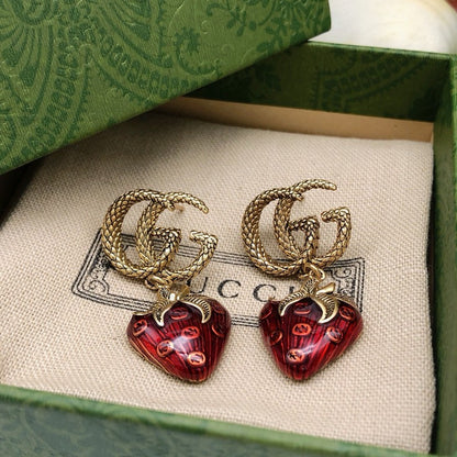 GG Strawberry Twist Earrings