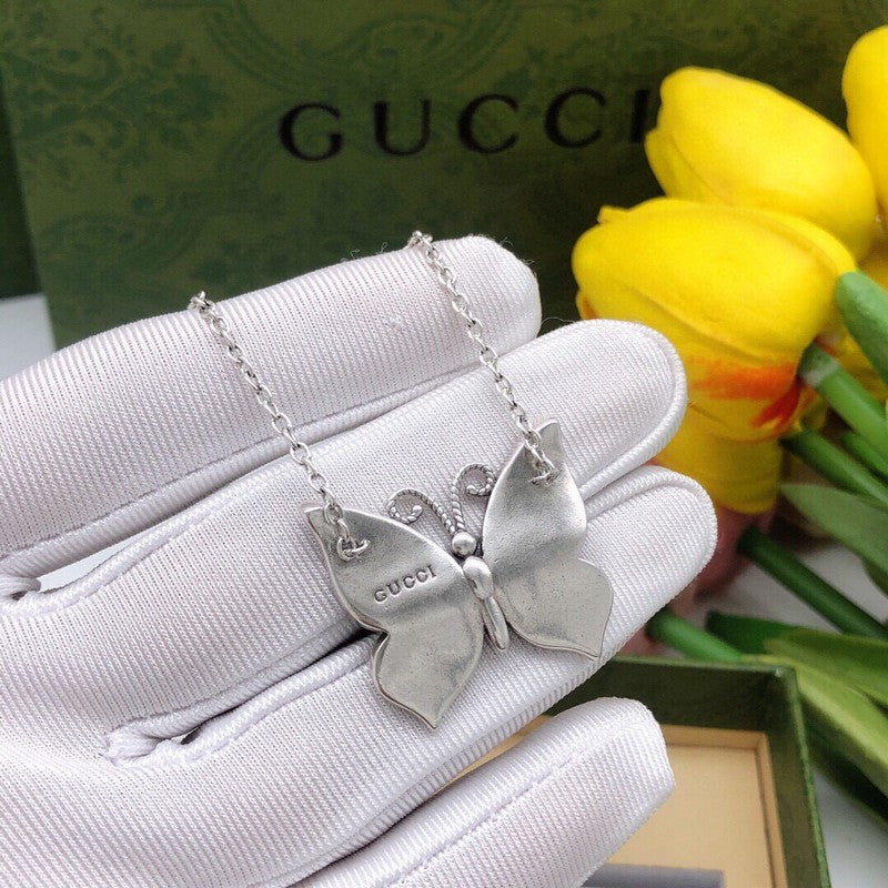 GG Butterfly Gold Necklace