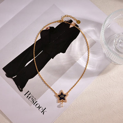 Petit CD Lucky Baroque Necklace