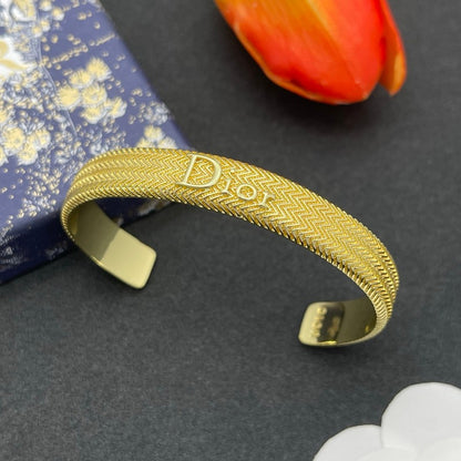 CD Petit Diamond Cuff Bracelet