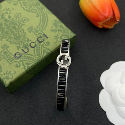 GG Black Crystal Gold Bracelet
