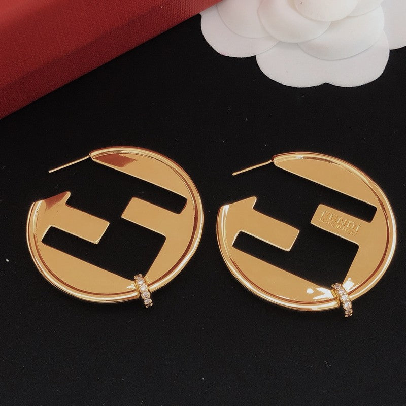 Fen Big Round Earrings