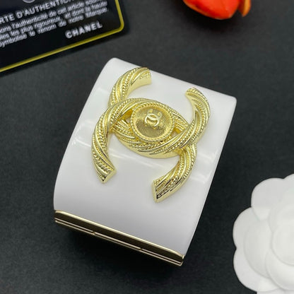 CC Gold White Resin Bracelet