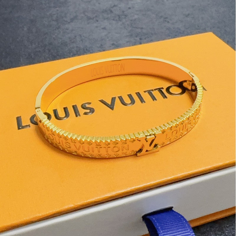 Louis Vintage Monogram Gold Bracelet
