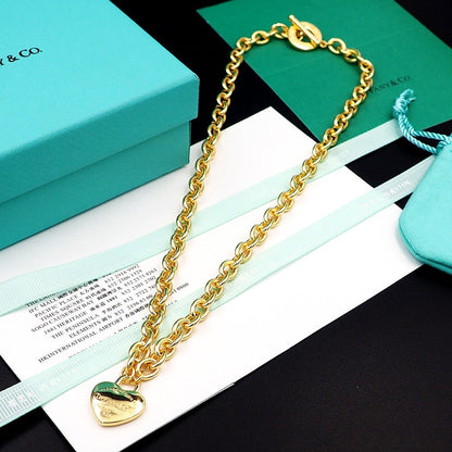 Tiff Tag Chain Necklace