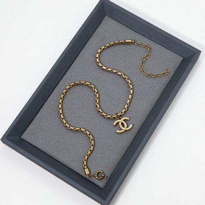 CC Vintage Gold Choker Necklace