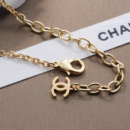 CC Diamond Gold Necklace
